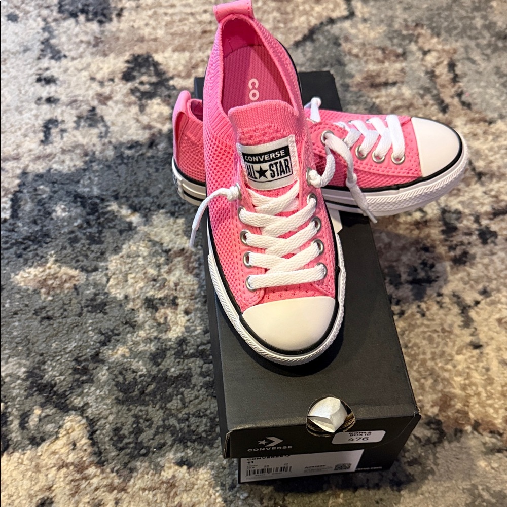 Converse Vibrant Pink All Star Sneakers